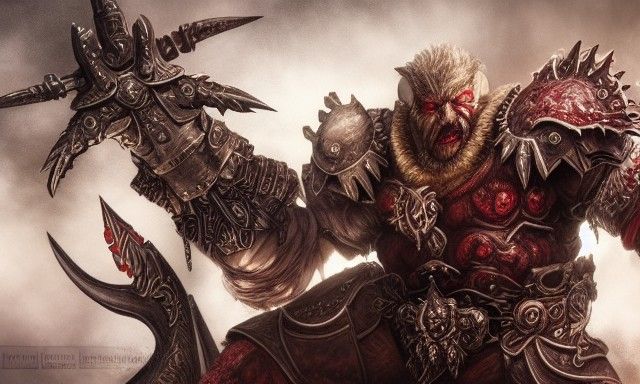 Ork Warrior - seeded iteration