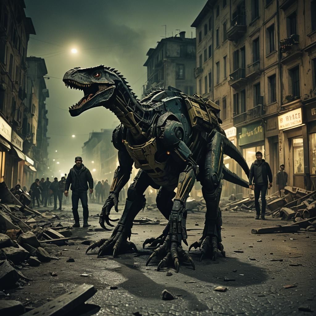 Cybernetic Hero Triumphs Over Alien Invasion