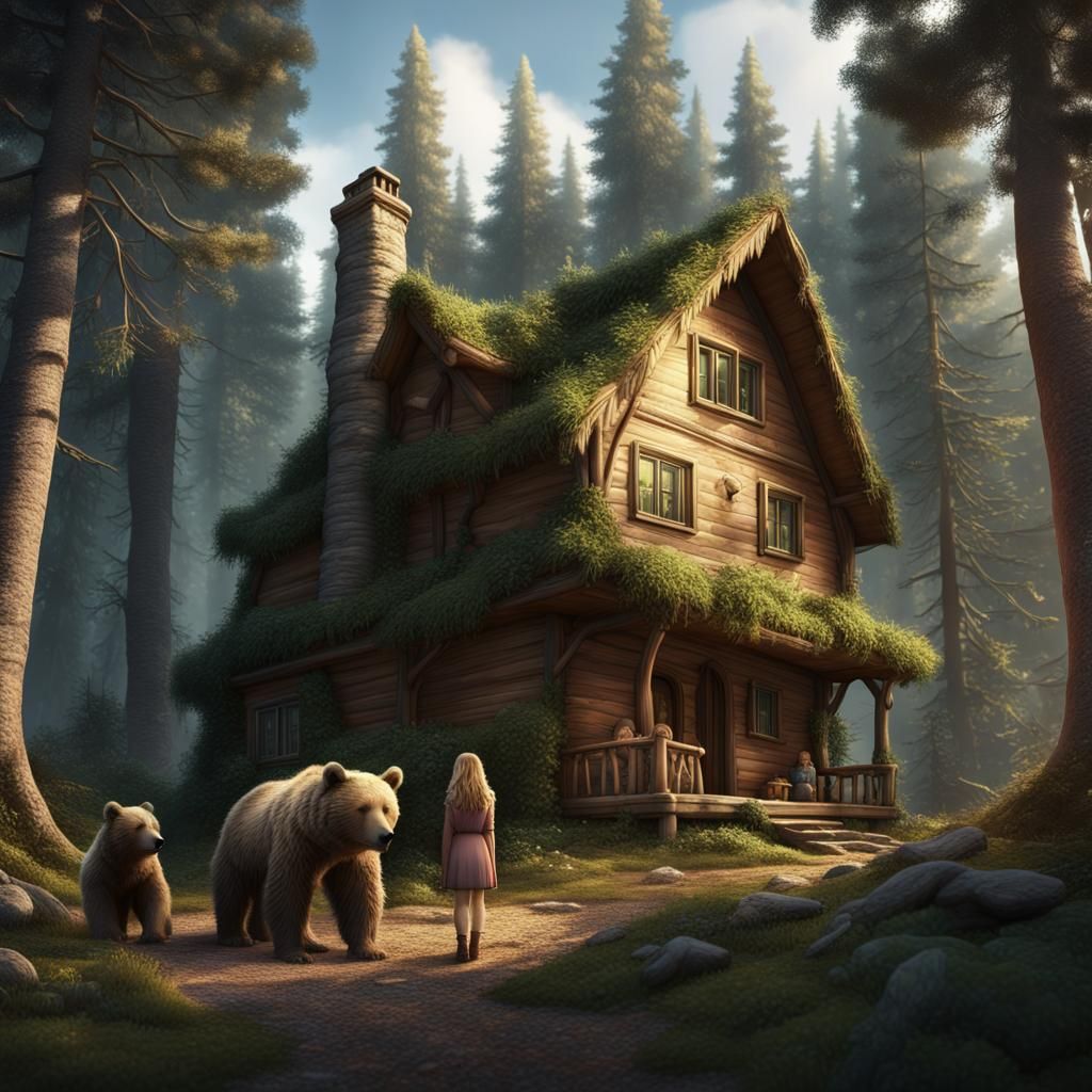 Goldilocks and the Three Bears: Fantasy Concept Art