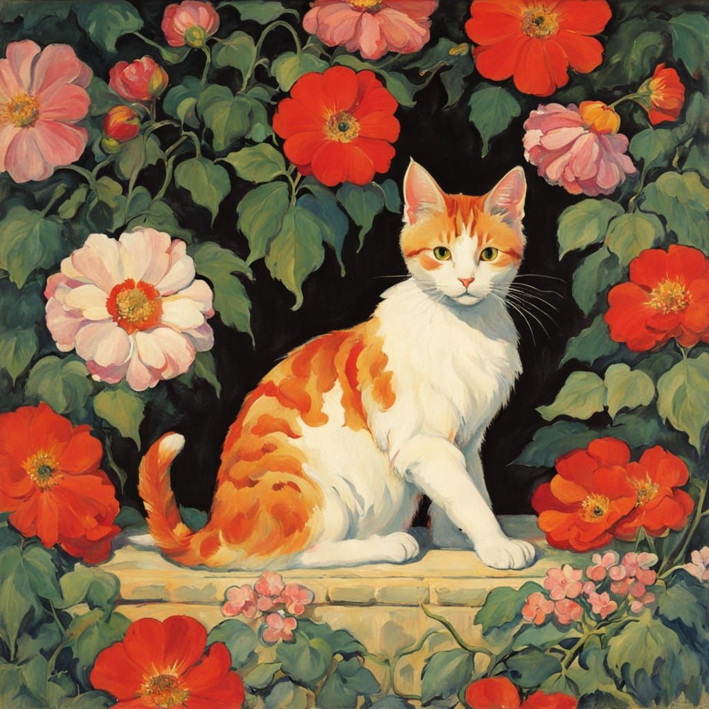 Whimsical Abstract Art in Vibrant Colors