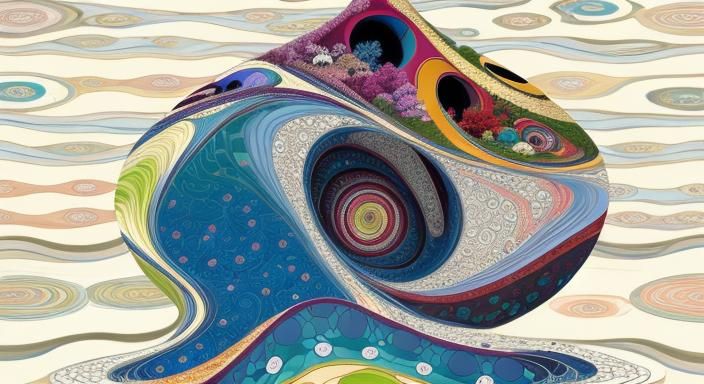 Takashi Murakami Inspired Surreal Kaleidoscopic Garden
