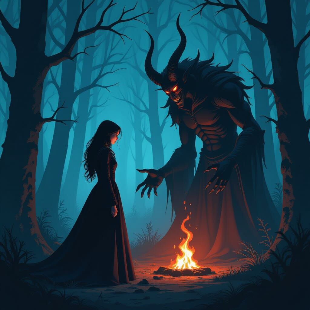 Deal with a Demon in Gothic Romantic Style