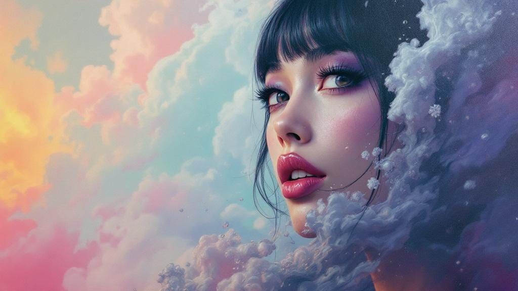 Hyperrealistic Anatomical Rendering in Ethereal Style
