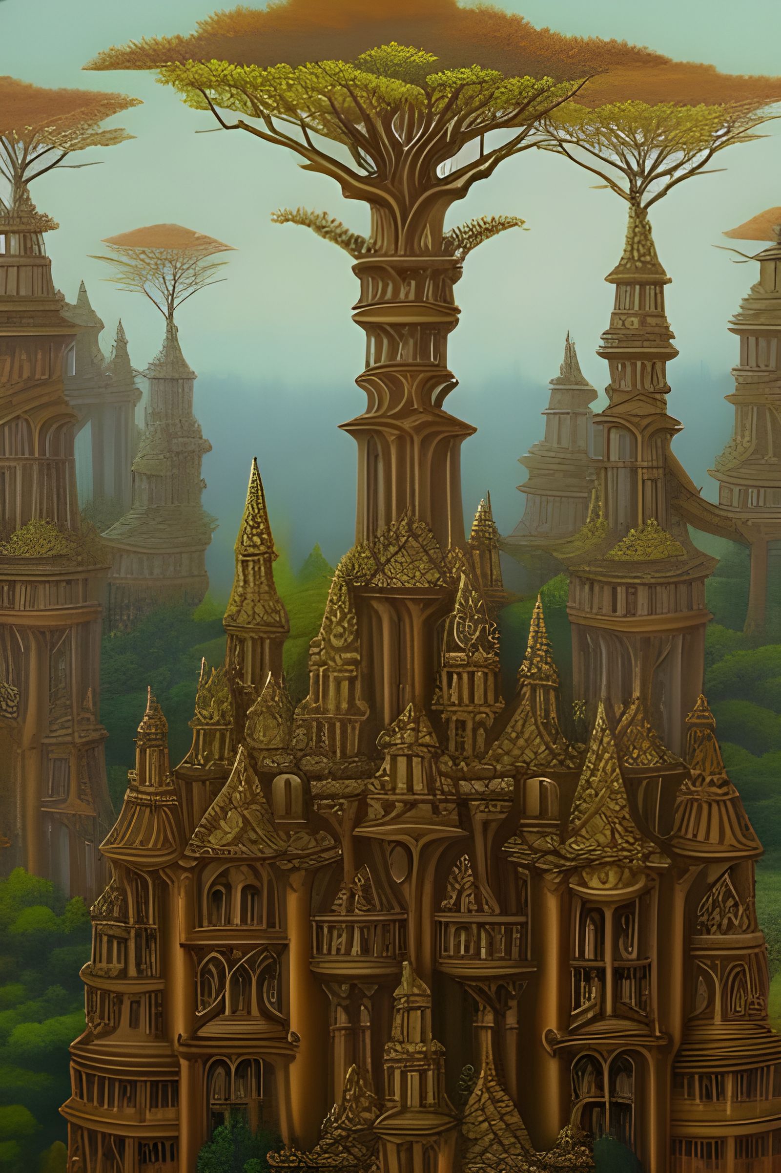 Elven Treehouse Hidden in Plain Sight