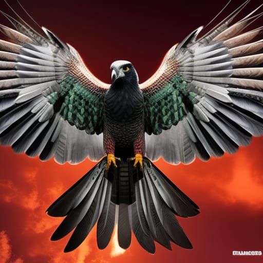 Hyper Detailed Falcon Apex Predator