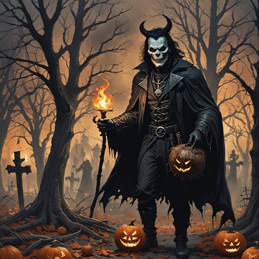 Sinister Samhain Halloween Image