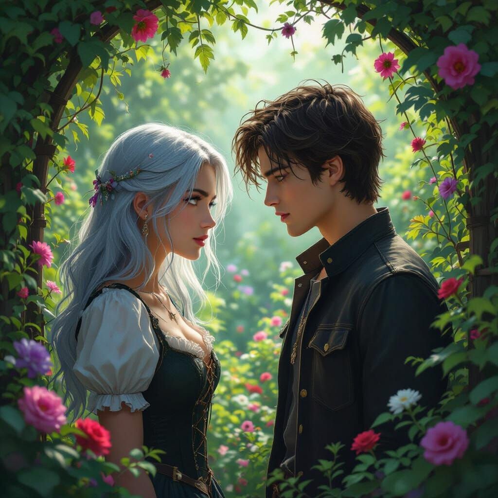 Star-Crossed Lovers Meet in Secret Garden