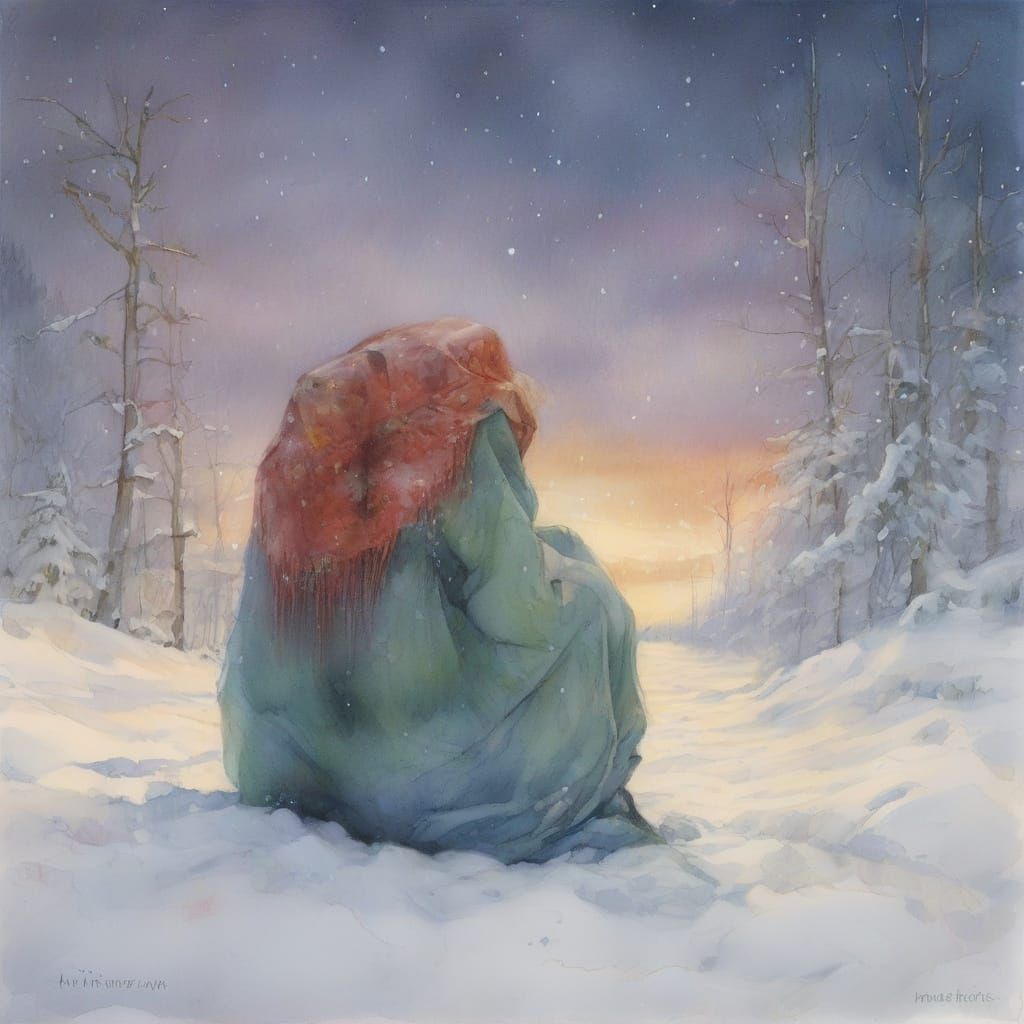 Aurora Whispers in the Arctic Night