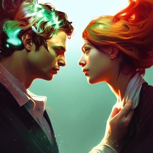 Detailed Portrait in Dynamic Lighting, 8k Resolution