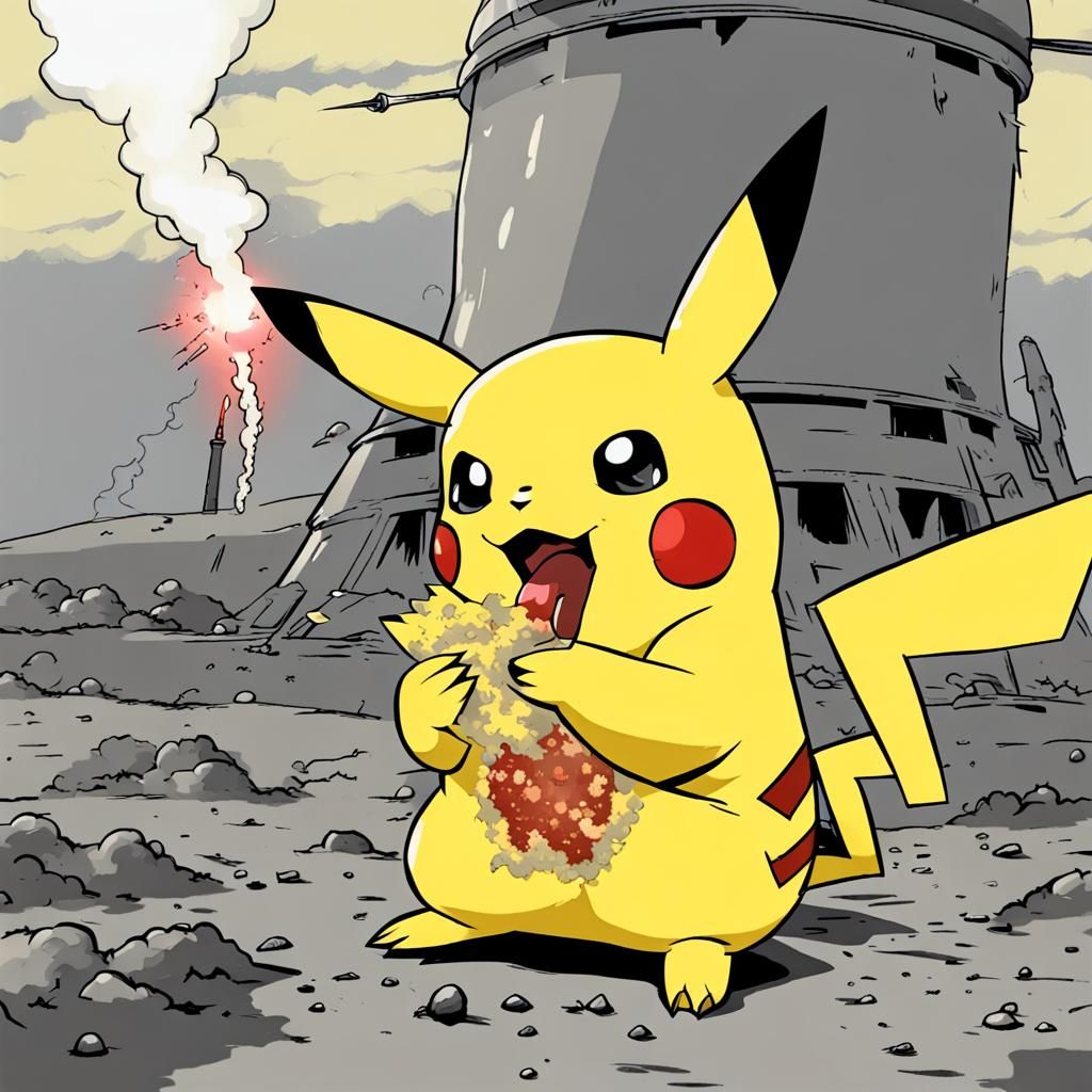 Pikachu Eats a Nuclear Bomb