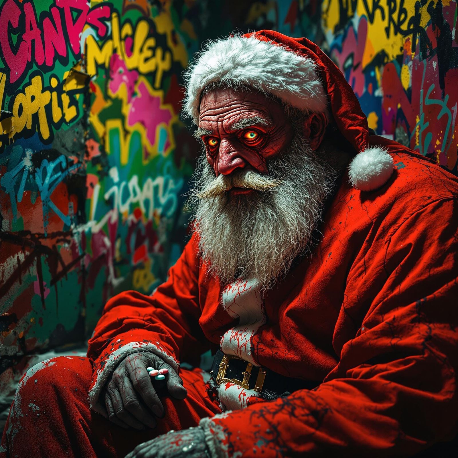 Haunting Santa Claus in a Post-Apocalyptic Bunker