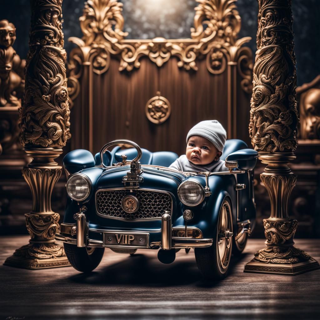 Hyperrealistic VIP Baby Portrait in High Definition