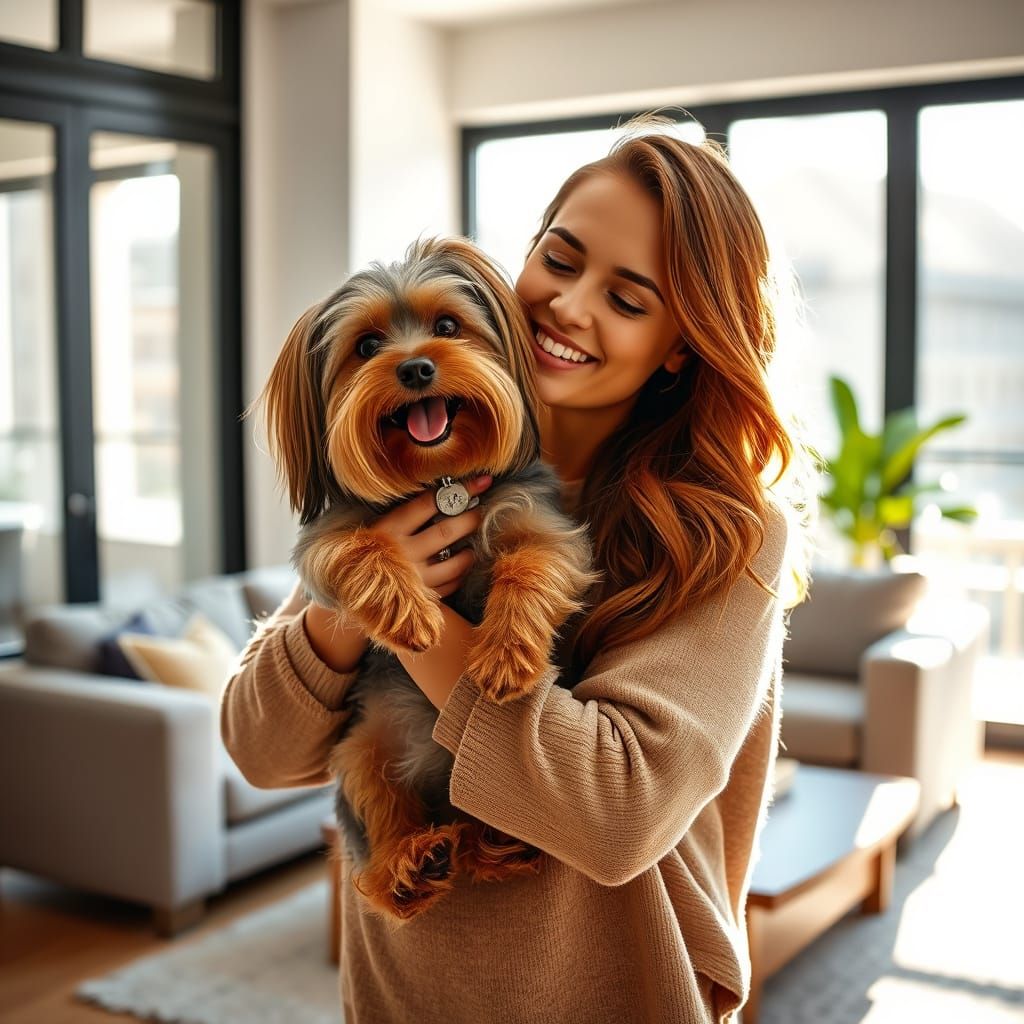 Cozy Domestic Bliss in Warm Lighting