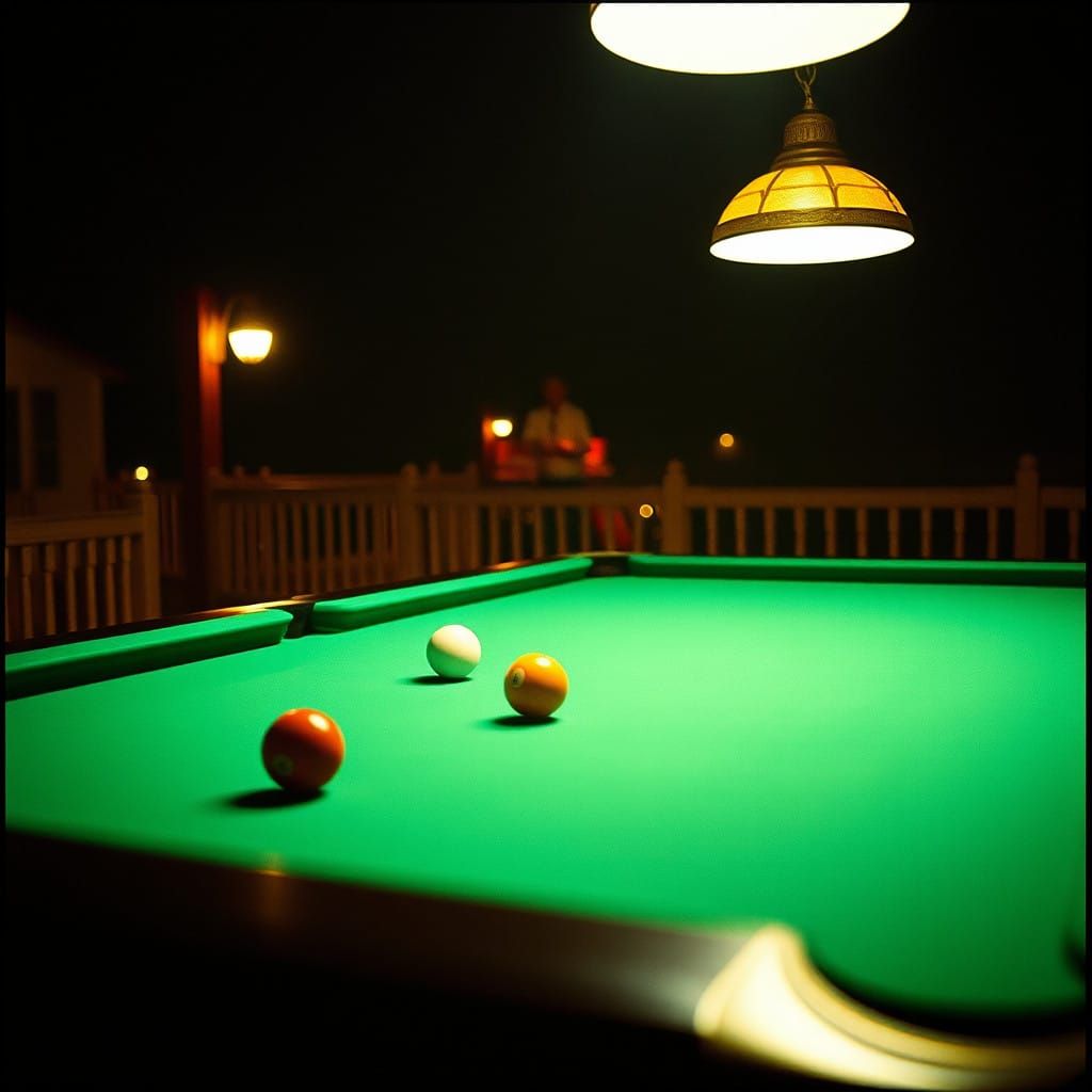 Billiard at night
