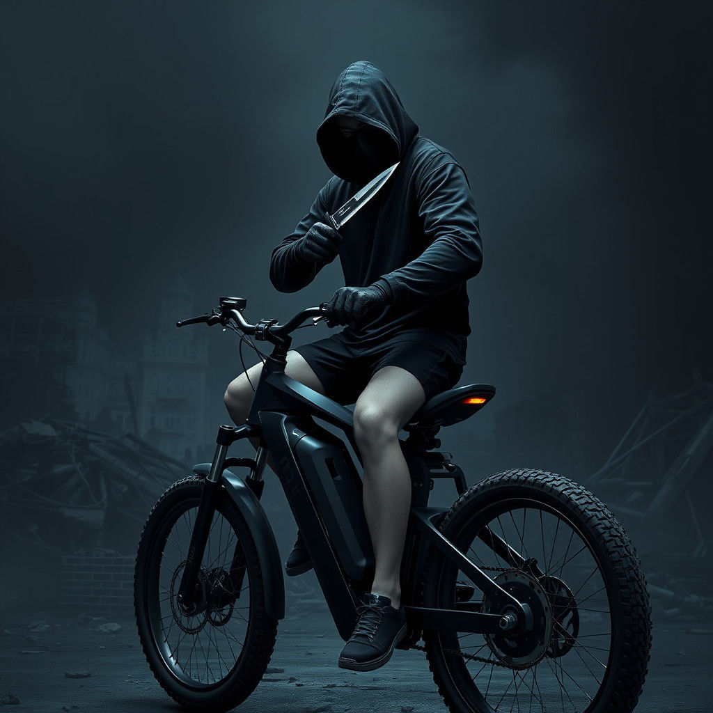 Dark Figure Seeks Prey on High-Tech E-Bicycle