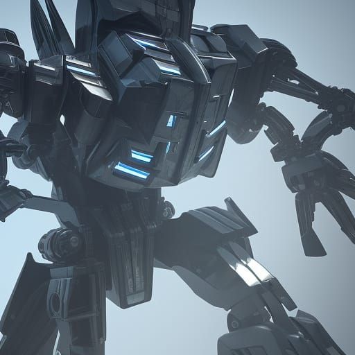 Transformers: Intricate Mech Details in Sci-Fi Style
