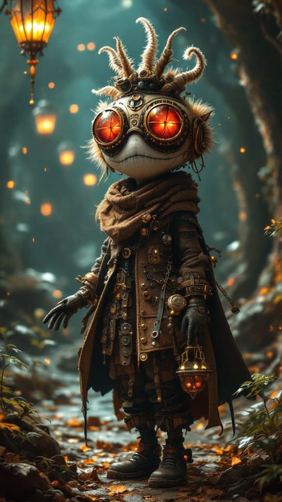 Space-Fi Masquerade Party in Steampunk Nouveau Style