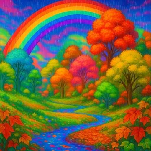 the rainbow season 

🌈🍃🍂