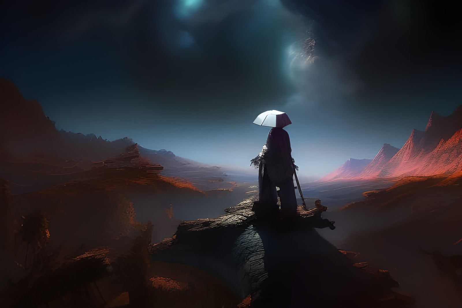 An umbrella for the meteor shower