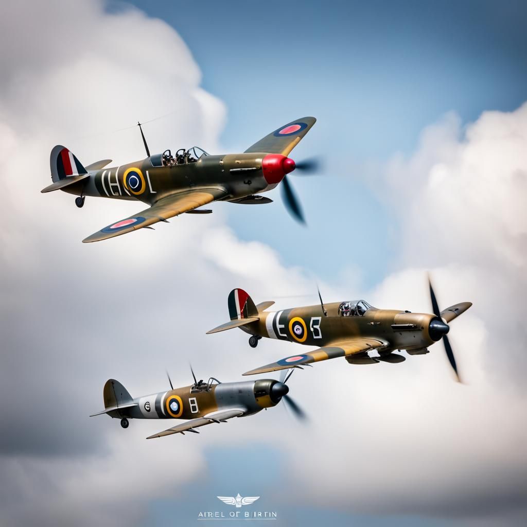 Battle of Britain: Dramatic Aerial Dogfight