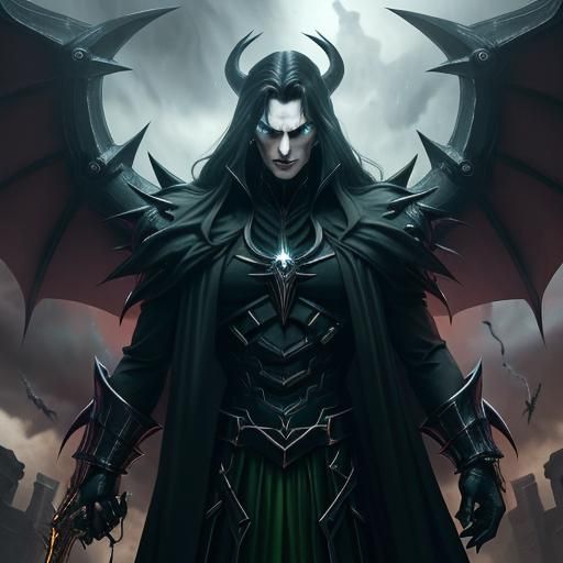 Epic Dark Fantasy Fusion of Man and Divinity