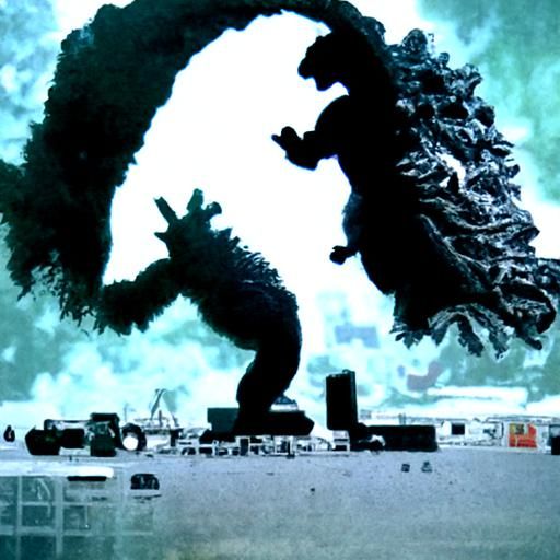 Godzilla and King Kong Dancing Together