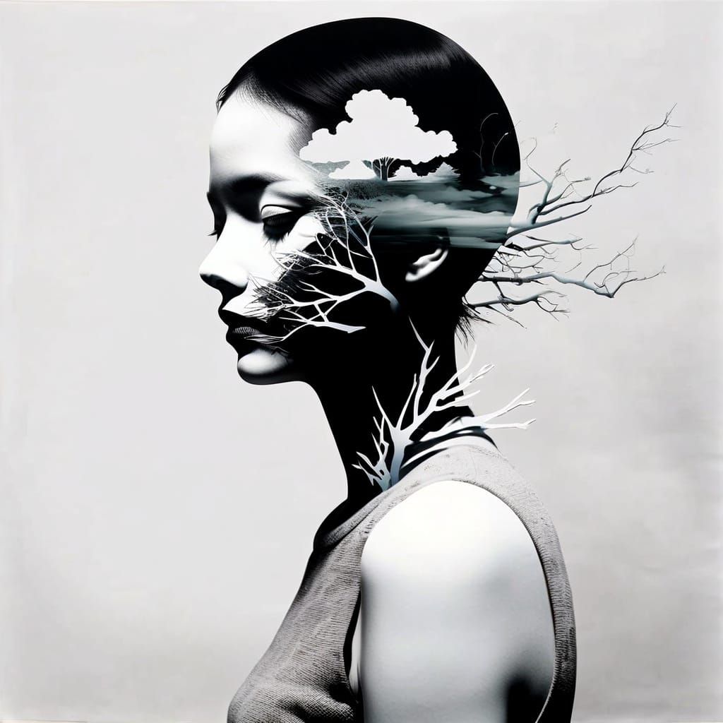 Surreal Dreamscape Juxtaposition in Thermal Photogrammetry