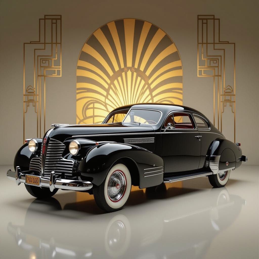 1938 Buick Y-Job in Art Deco Style