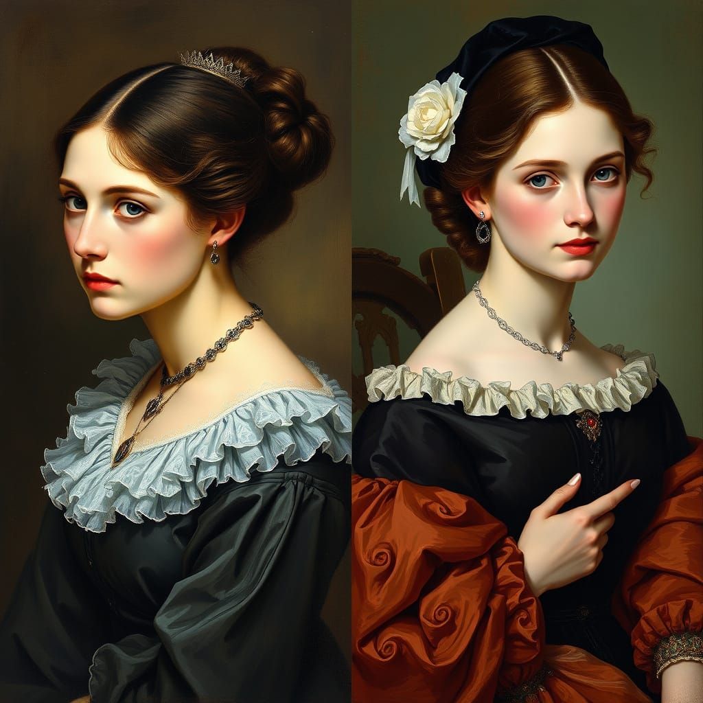 Contrasting Portraits: Rops' Symbolism vs. Bouguereau's Neoc...