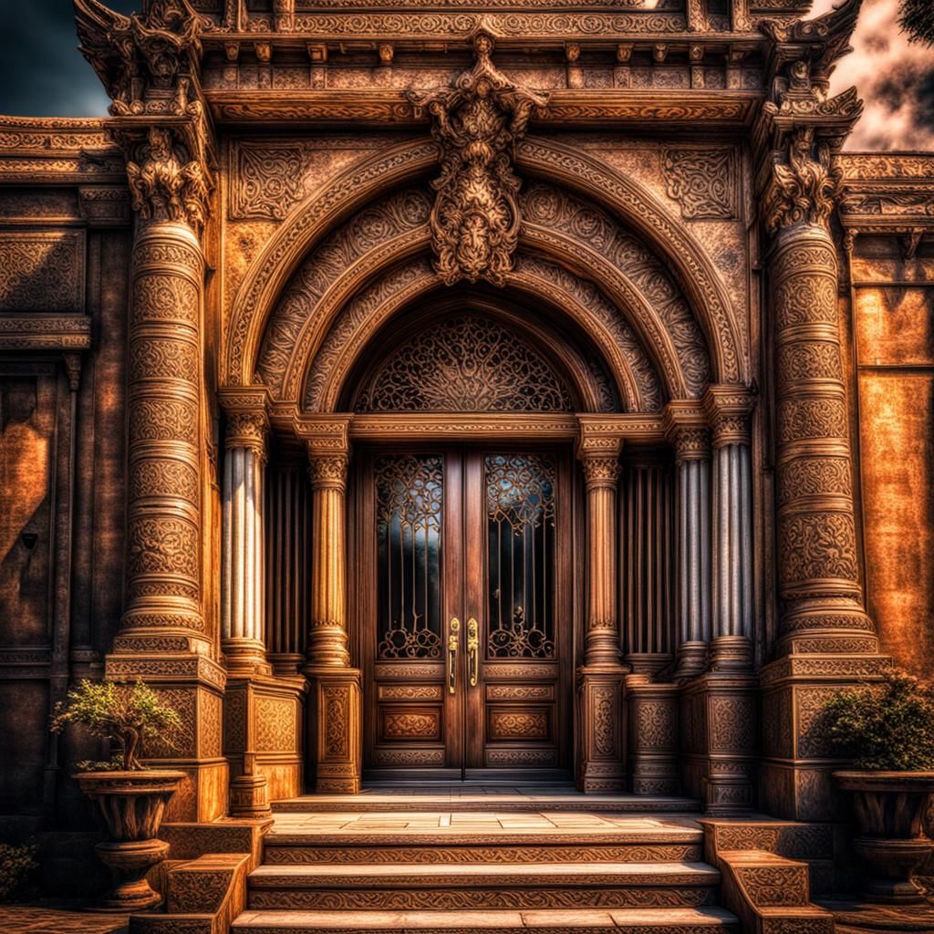Hyperrealistic Dream Entrance in High Definition