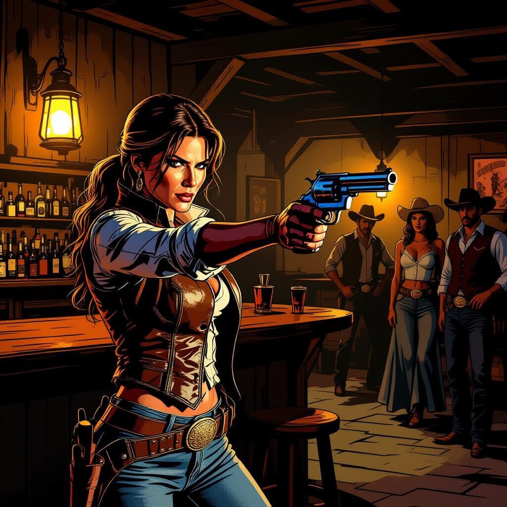 Teri Hatcher as Cowgirl Points Pistol