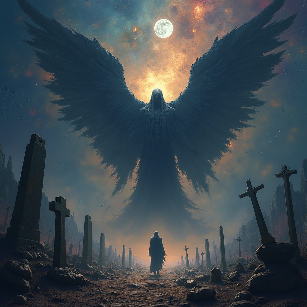 Ethereal Tomb of Stars in Deep Space