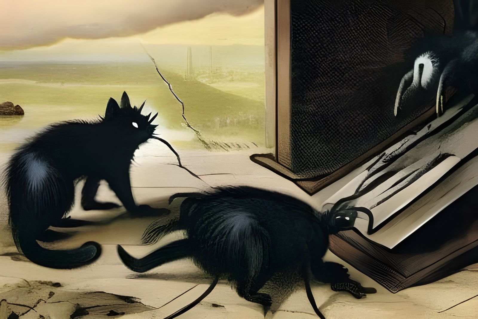 Cat-People Feast: A Dark Fantasy Masterpiece