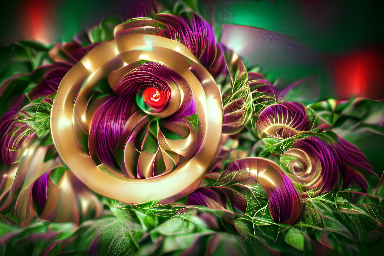 Golden flower