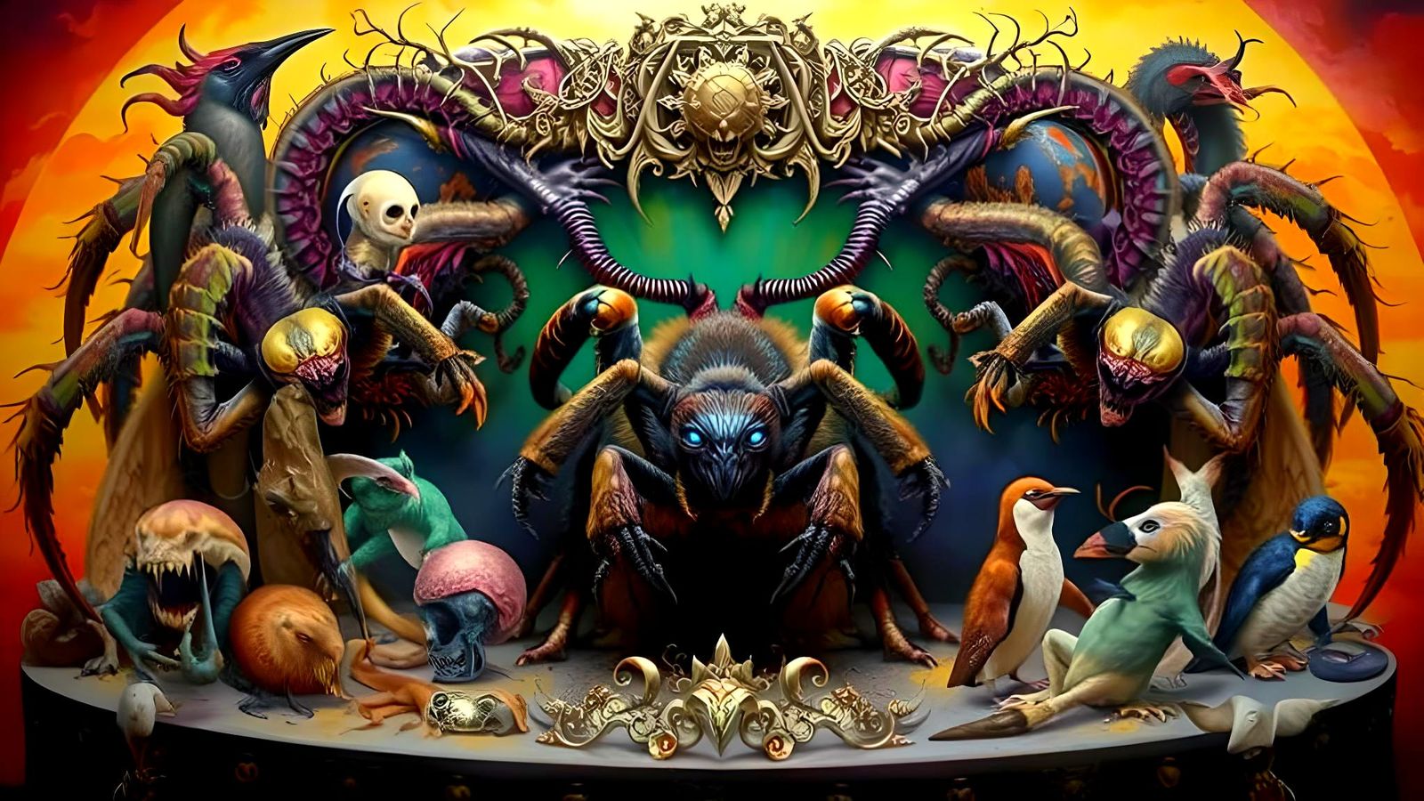 Surreal Cryptid Taxidermy Nightmare Vision