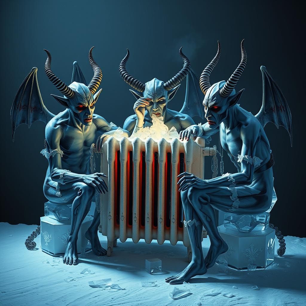 Devils Around an Ice Radiator
