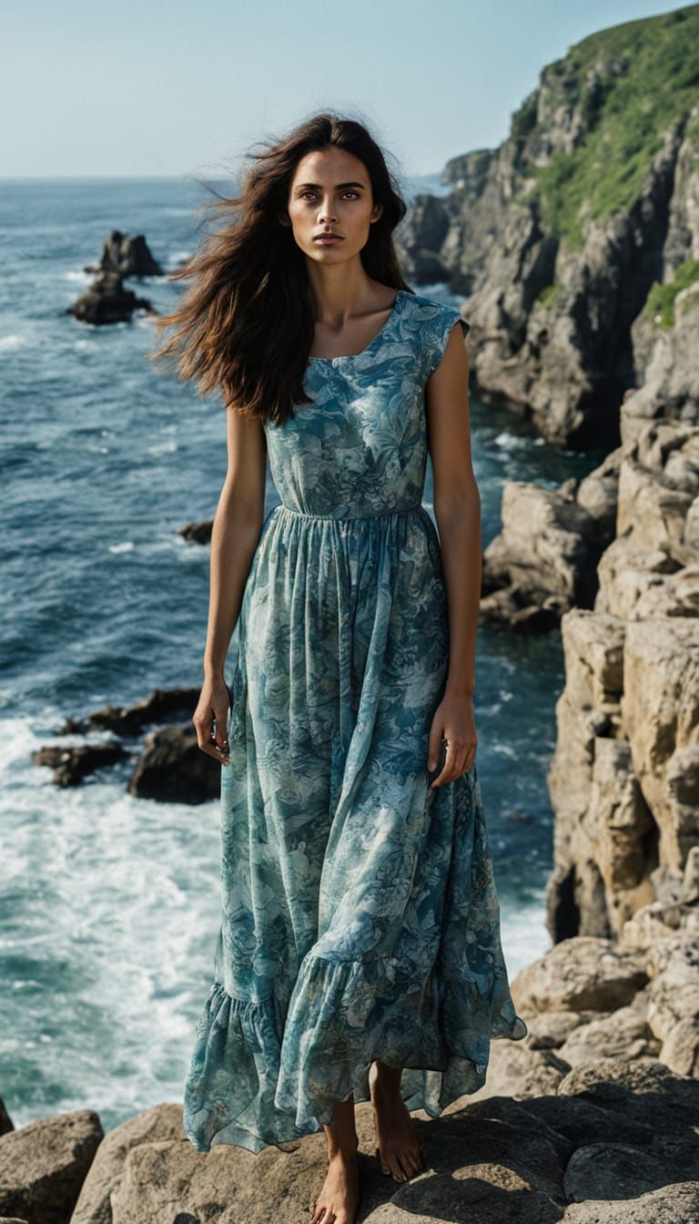 Romanian Woman in Elegant 35mm Style