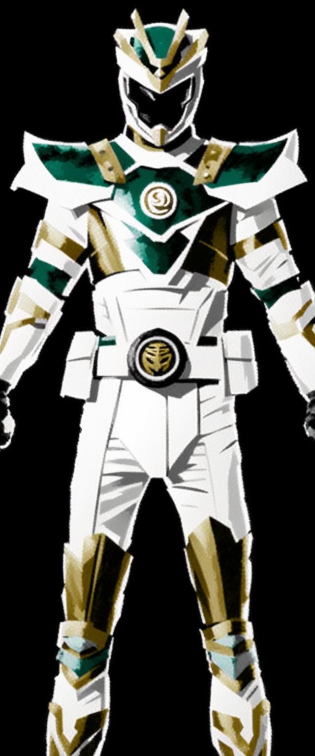 Cyberpunk Villain in Ruined Cityscape with Neon Lights