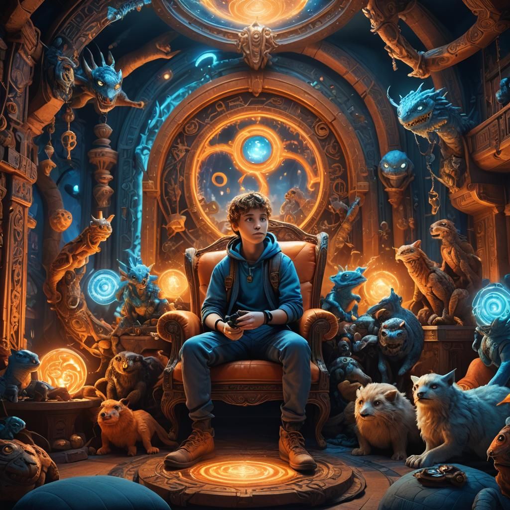 Fantastical Adventurer's Call: Digital Matte Painting