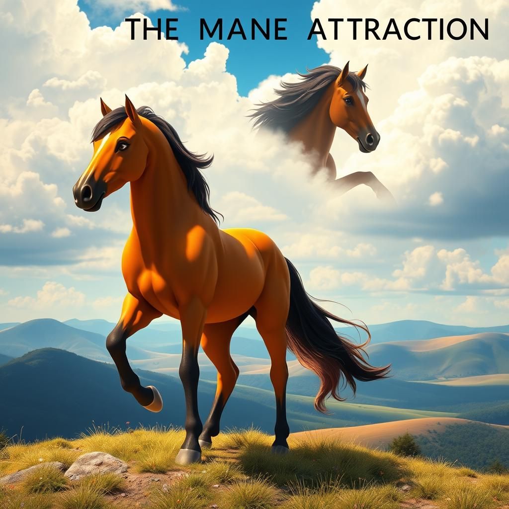 Majestic Wild Stallion in Untamed Wilderness