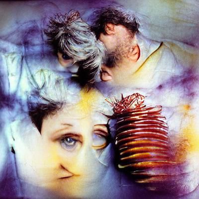 Ethereal Portrait of a Woman with Flowing Hair