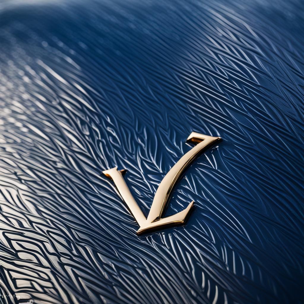Luxury Car and Plane with Louis Vuitton Logos