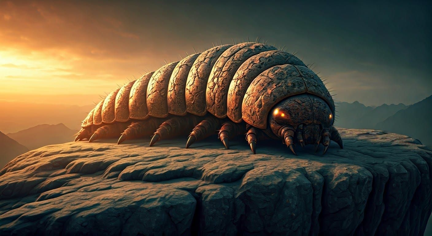 A colossal, primeval insect