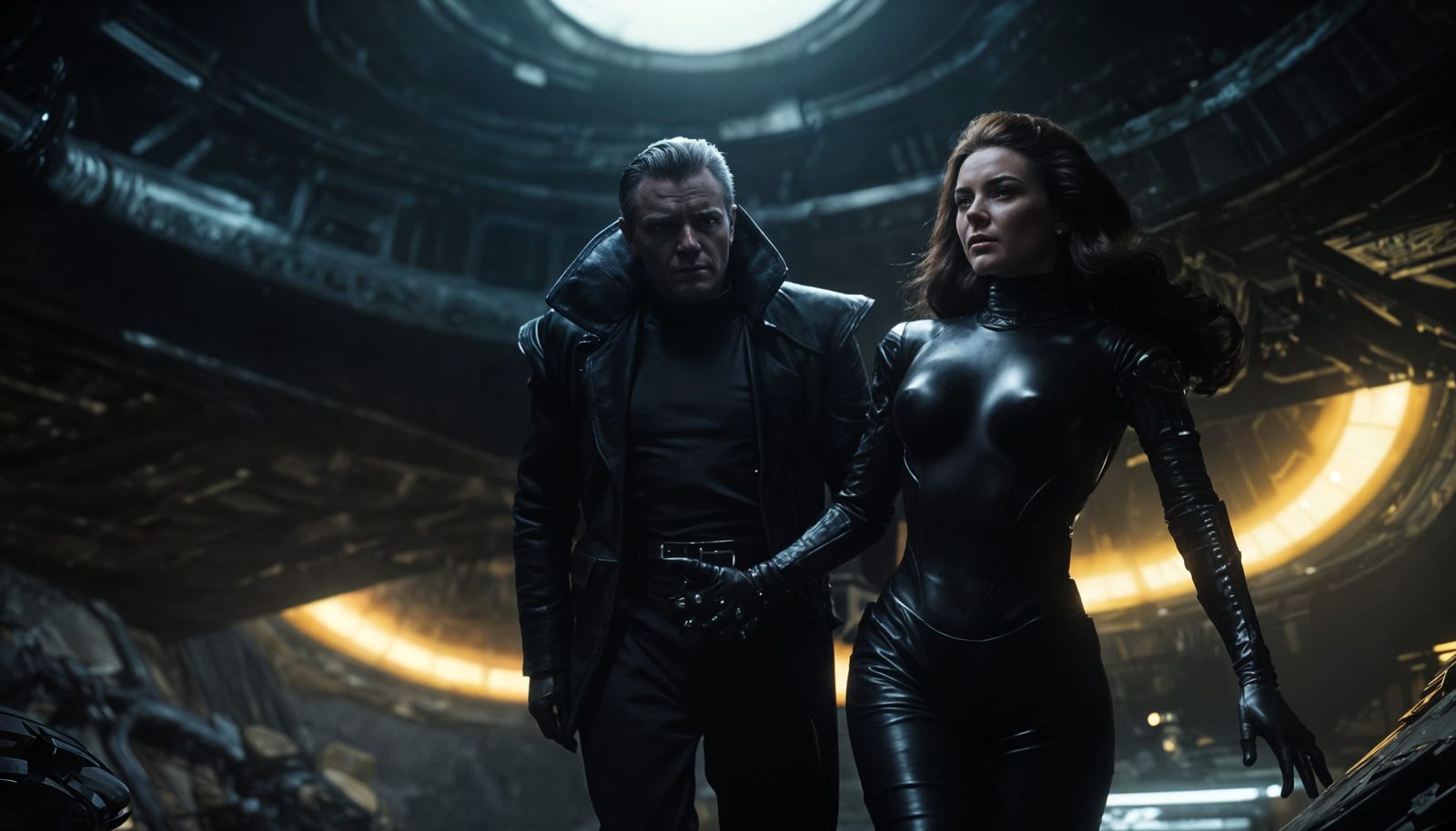 Diana Rigg and James Cagney in Sci-Fi Battle