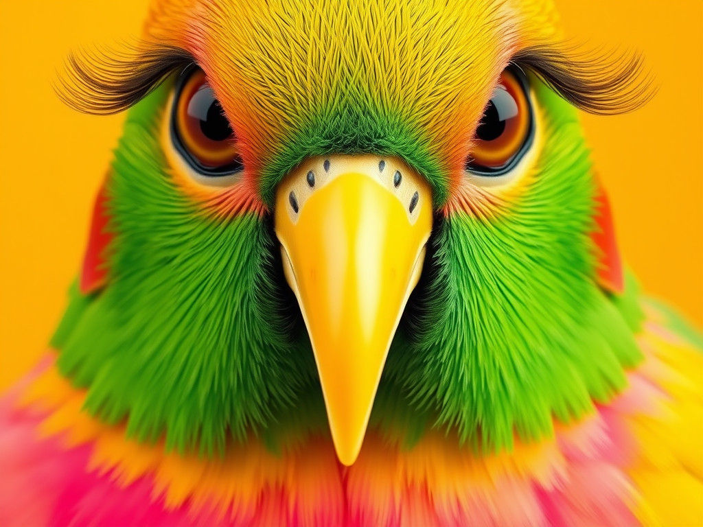 Pheasant in Hyperrealism Qajar Art Style