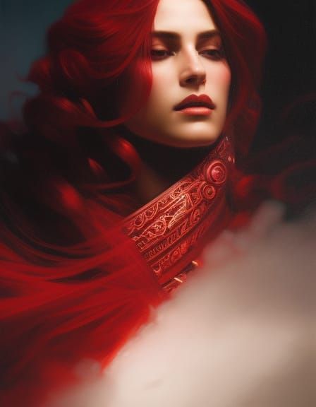 Sith Woman Portrait in Hyperrealistic Style