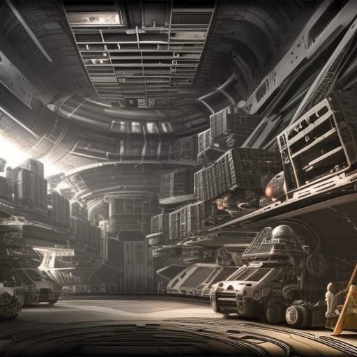 space ship cargo bay