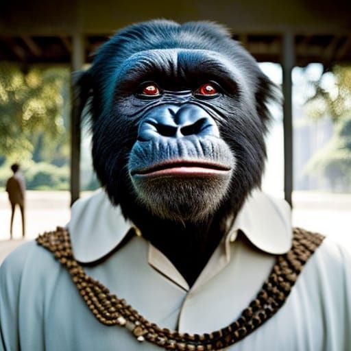 King Kong Portrait in Professional Photography Style