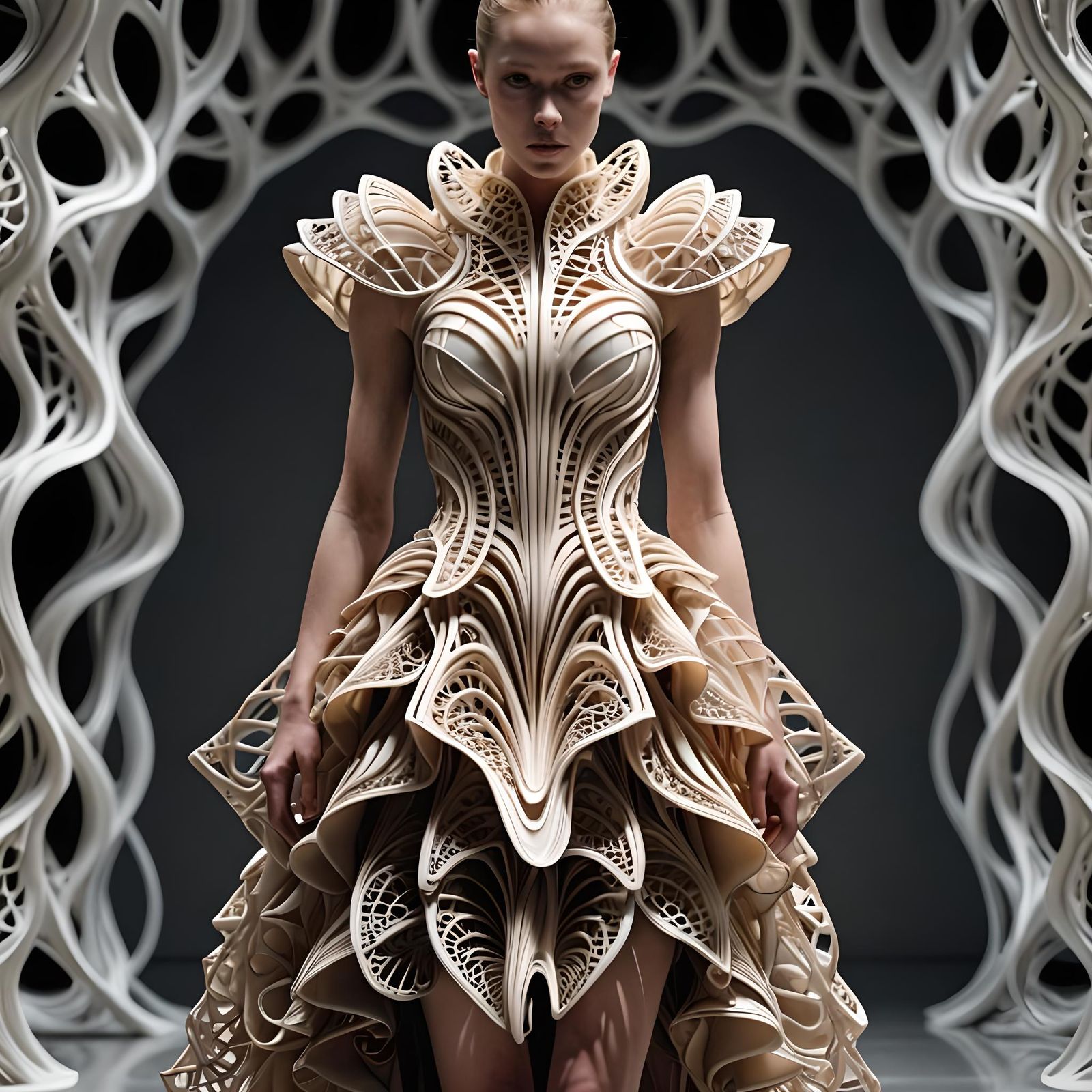 3D printed dress by Iris van Herpen