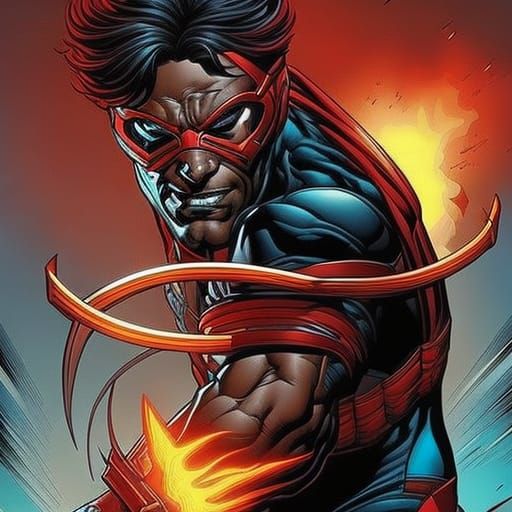 James Marsden as Cyclops in Comic Book Art